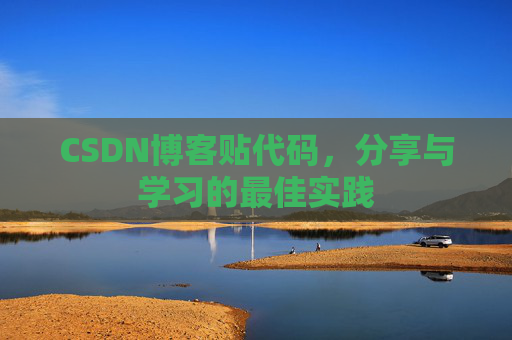 CSDN博客贴代码，分享与学习的最佳实践